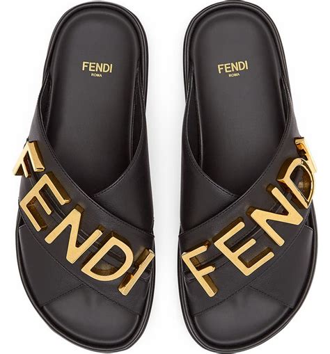 fendi studded slides cheap|Women's Designer Slides .